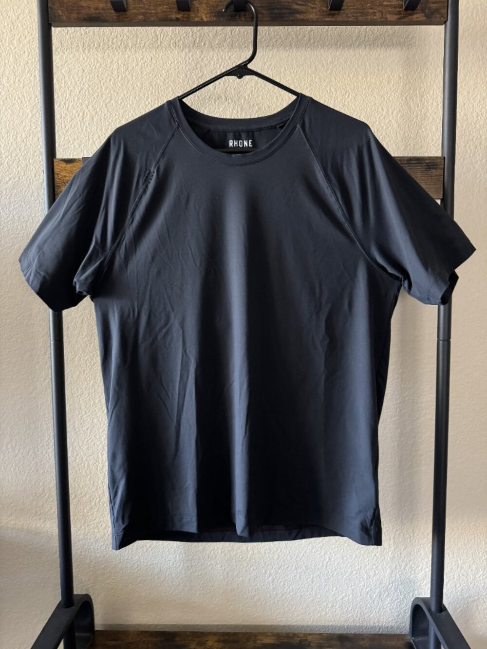 Rhone Reign Short Sleeve Performance Tee, Black
